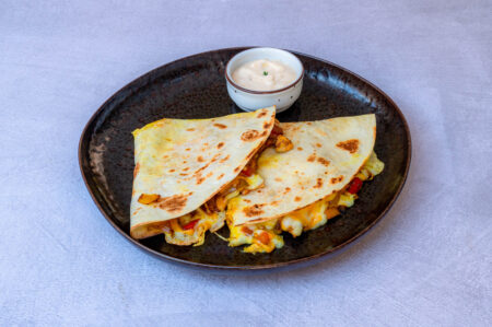 CHICKEN QUESADILLAS