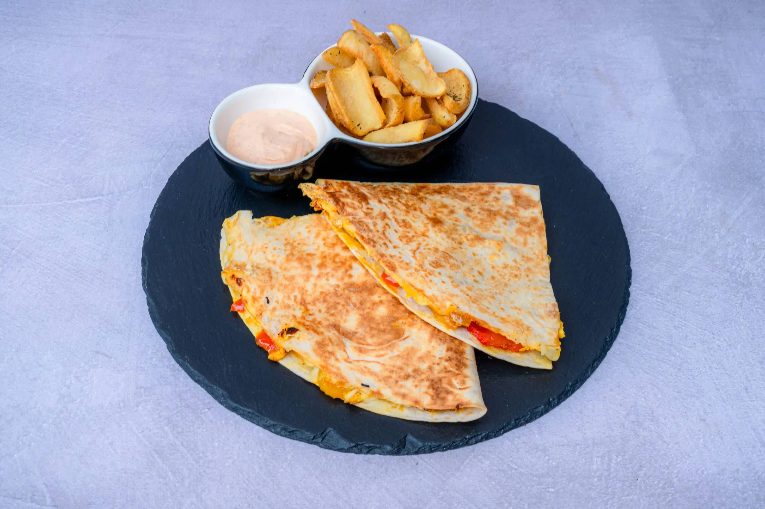 CHICKEN  QUESADILLAS