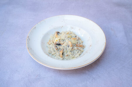 “RISOTTO CON CREMA DI TARTUFO E FUNGHI”